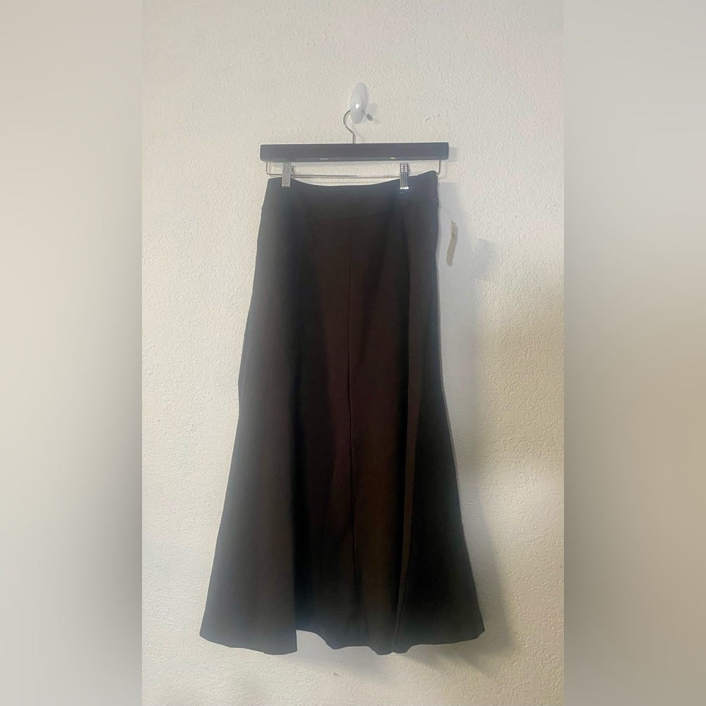 New Coldwater Creek Dark Brown A-Line Skirt size 6